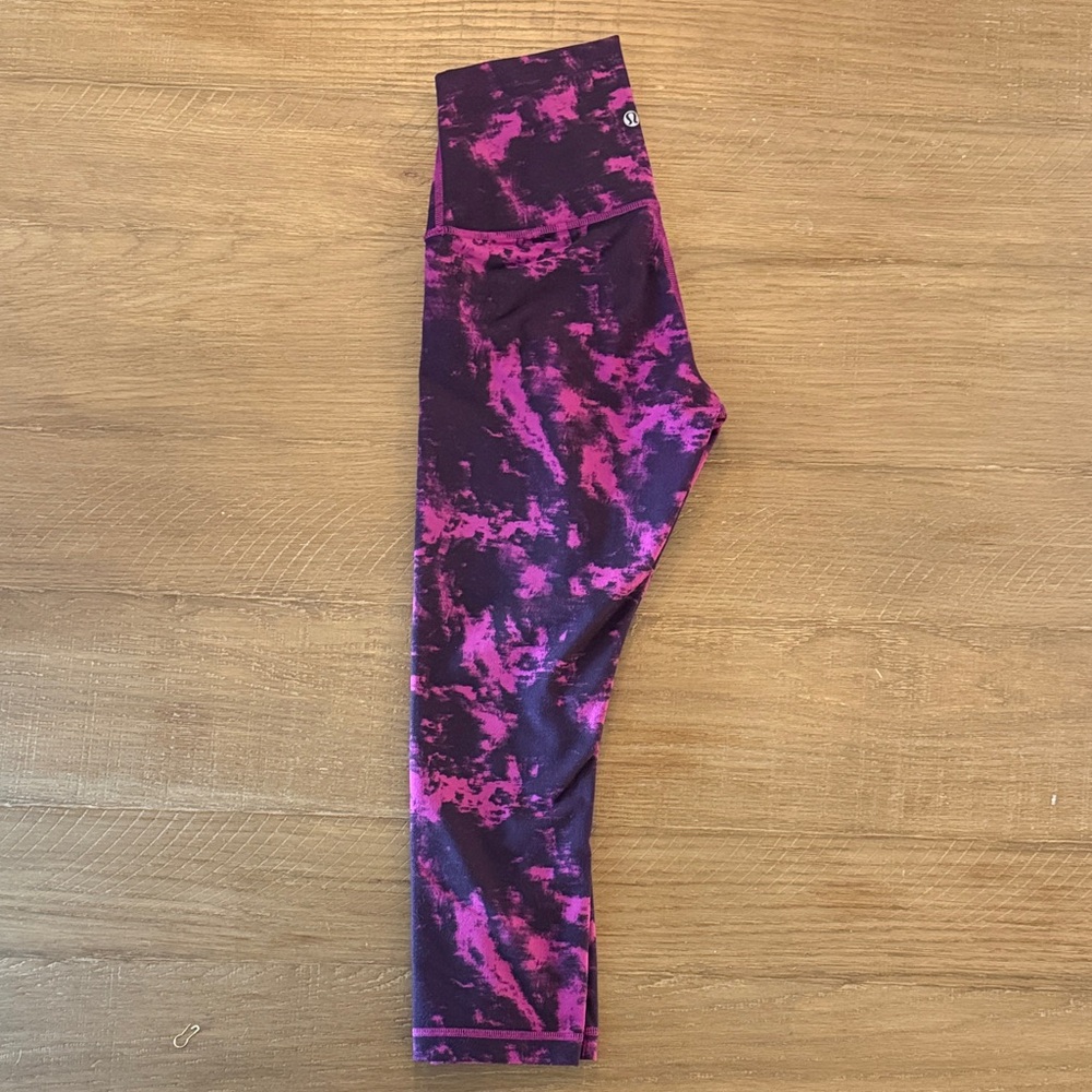 lululemon athletica Purple and Pink Leggings